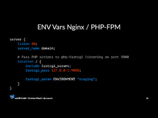 12 Factor Apps with PHP