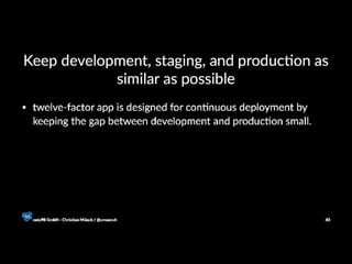 12 Factor Apps with PHP