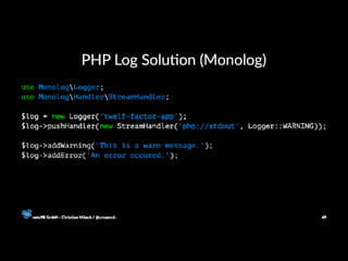 12 Factor Apps with PHP