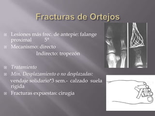 Luxofractura tobillo