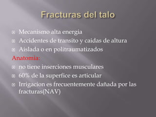 Luxofractura tobillo