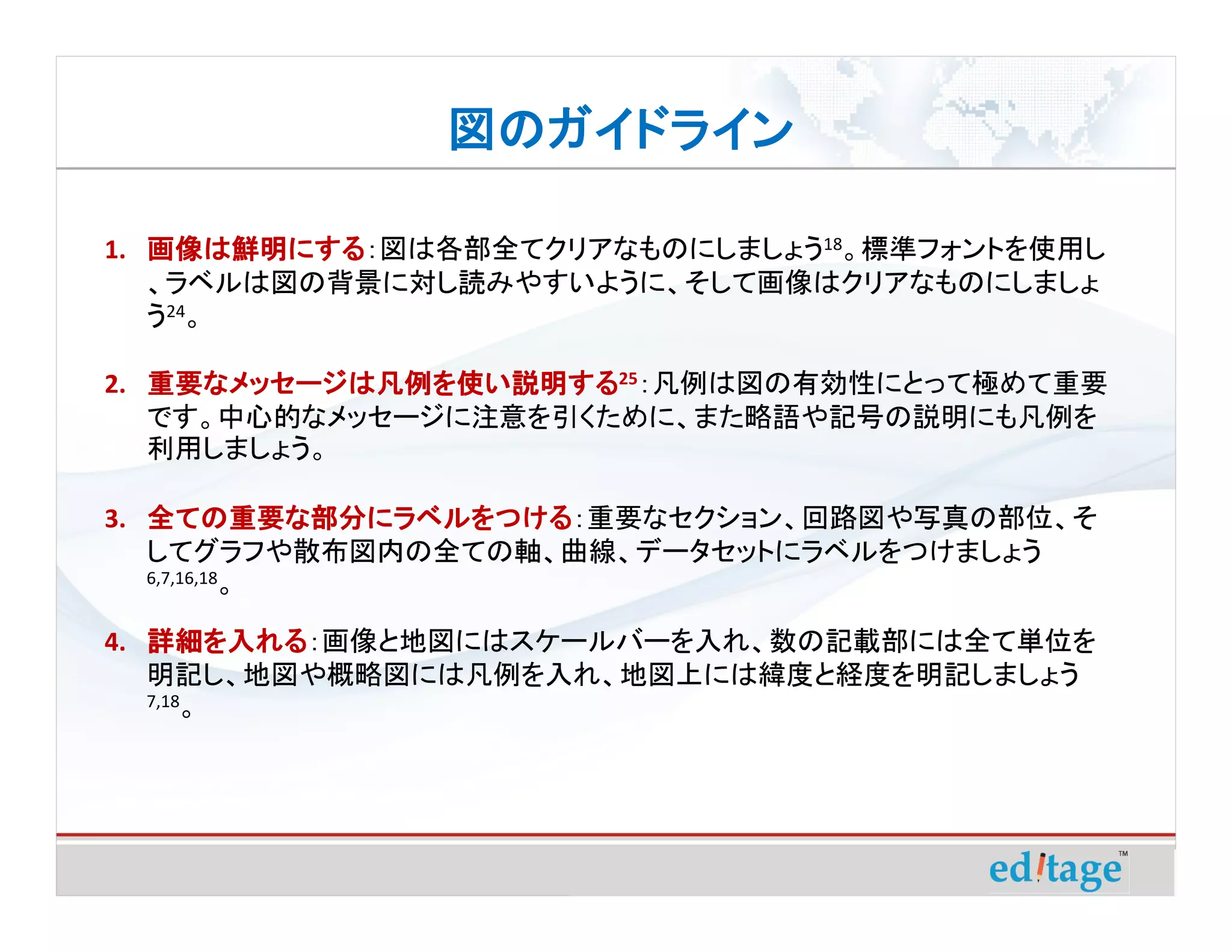 研究成果の発表に効果的な図表の使い方