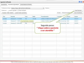 Volte em Consulta
Registro com
Texto Livre
 