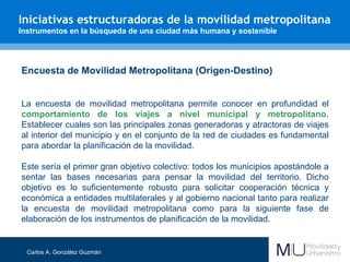 Movilidad Sostenible, Segura y Humana: transformando la movilidad en ...