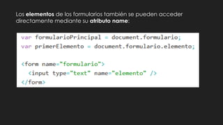 Introducción a Javascript: Formularios | PPTX