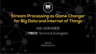HOW TO APPLY BIG DATA ANALYTICS AND MACHINE LEARNING TO REAL TIME PROCESSING by Kai Waehner