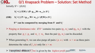 Comprehensive Guide to the 0/1 Knapsack Problem and Its Solutions | PPTX