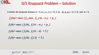 Comprehensive Guide to the 0/1 Knapsack Problem and Its Solutions | PPTX