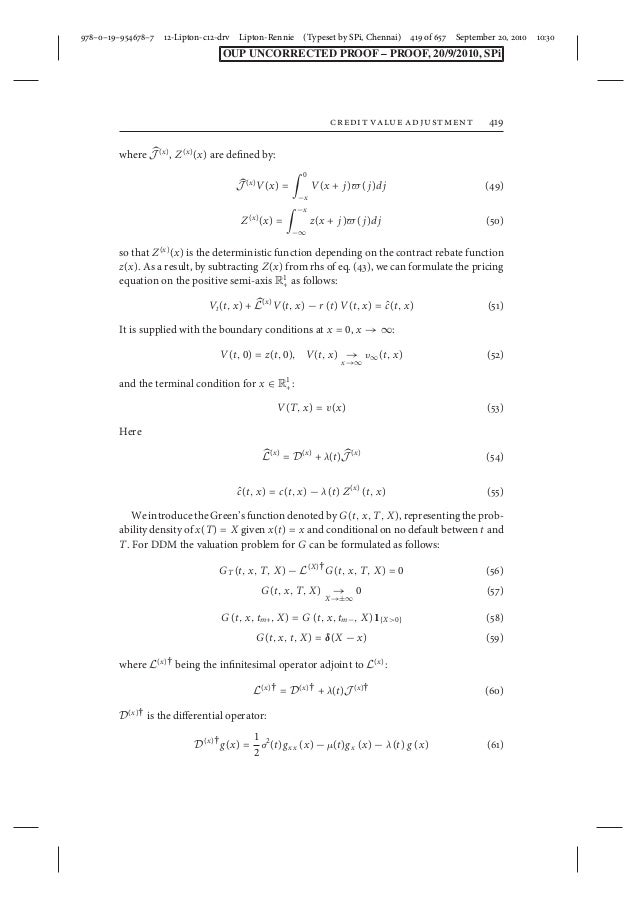 Credit Value Adjustment In The Extended Structural Default Model Credit Value Adjustment In The Extended Structural Default Model