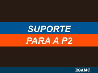 SUPORTE
PARA A P2
 