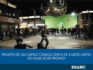 Autoria: Seragini Farné
PROJETO DE UM CARTAZ COMEÇA CERCA DE 6 MESES ANTES
DO FILME FICAR PRONTO!
 