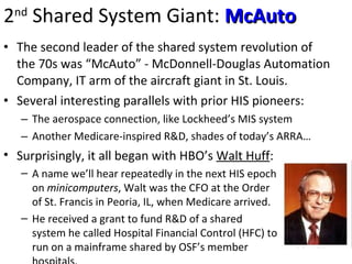 2 nd  Shared System Giant:  McAuto ,[object Object],[object Object],[object Object],[object Object],[object Object],[object Object],[object Object]