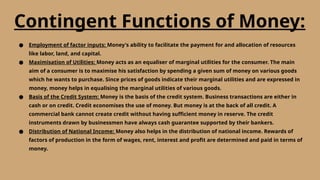 12-Money And Banking (NEW).pptx for class 12 | PPTX