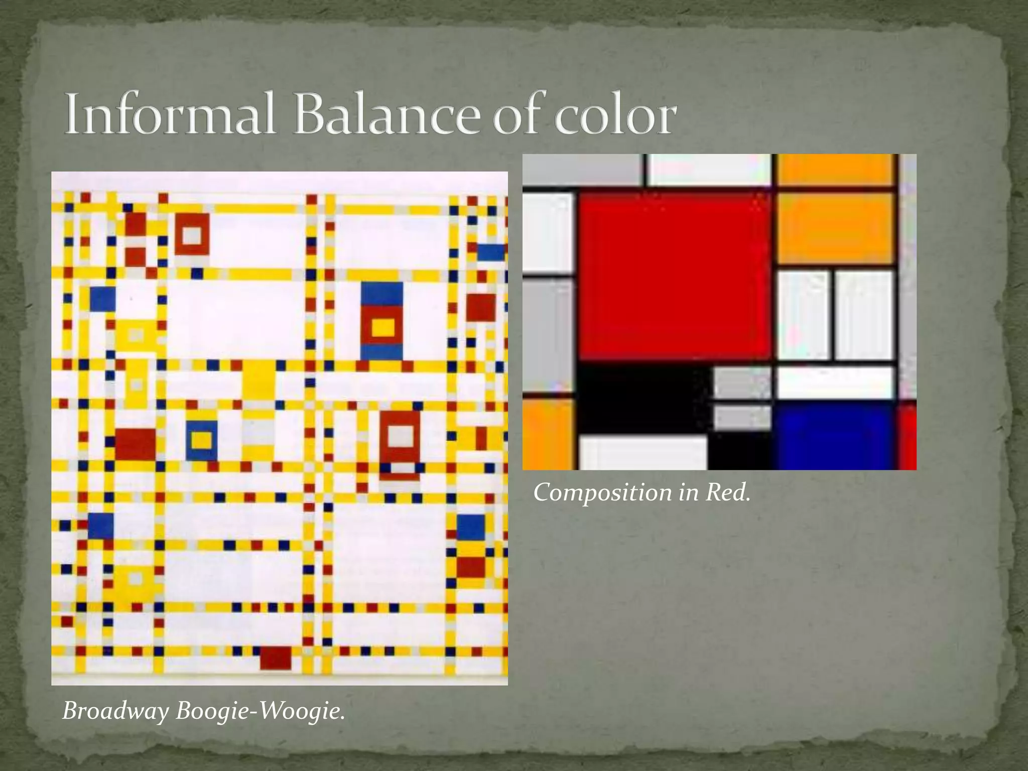 Composition in Red.




Broadway Boogie-Woogie.
 