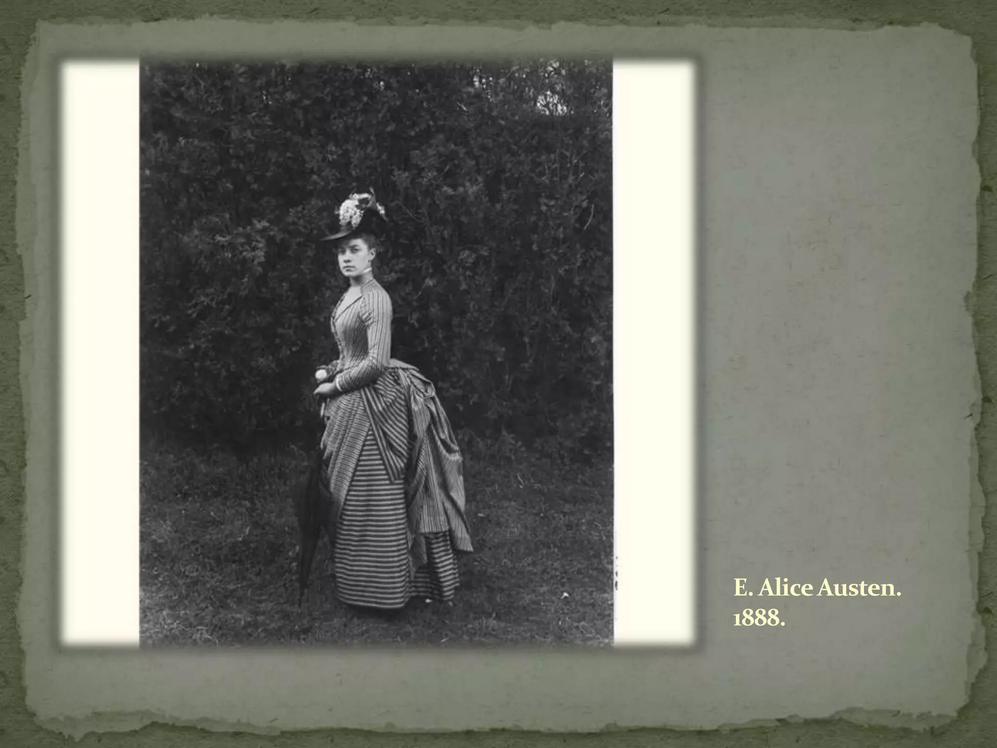 E. Alice Austen.
1888.
 