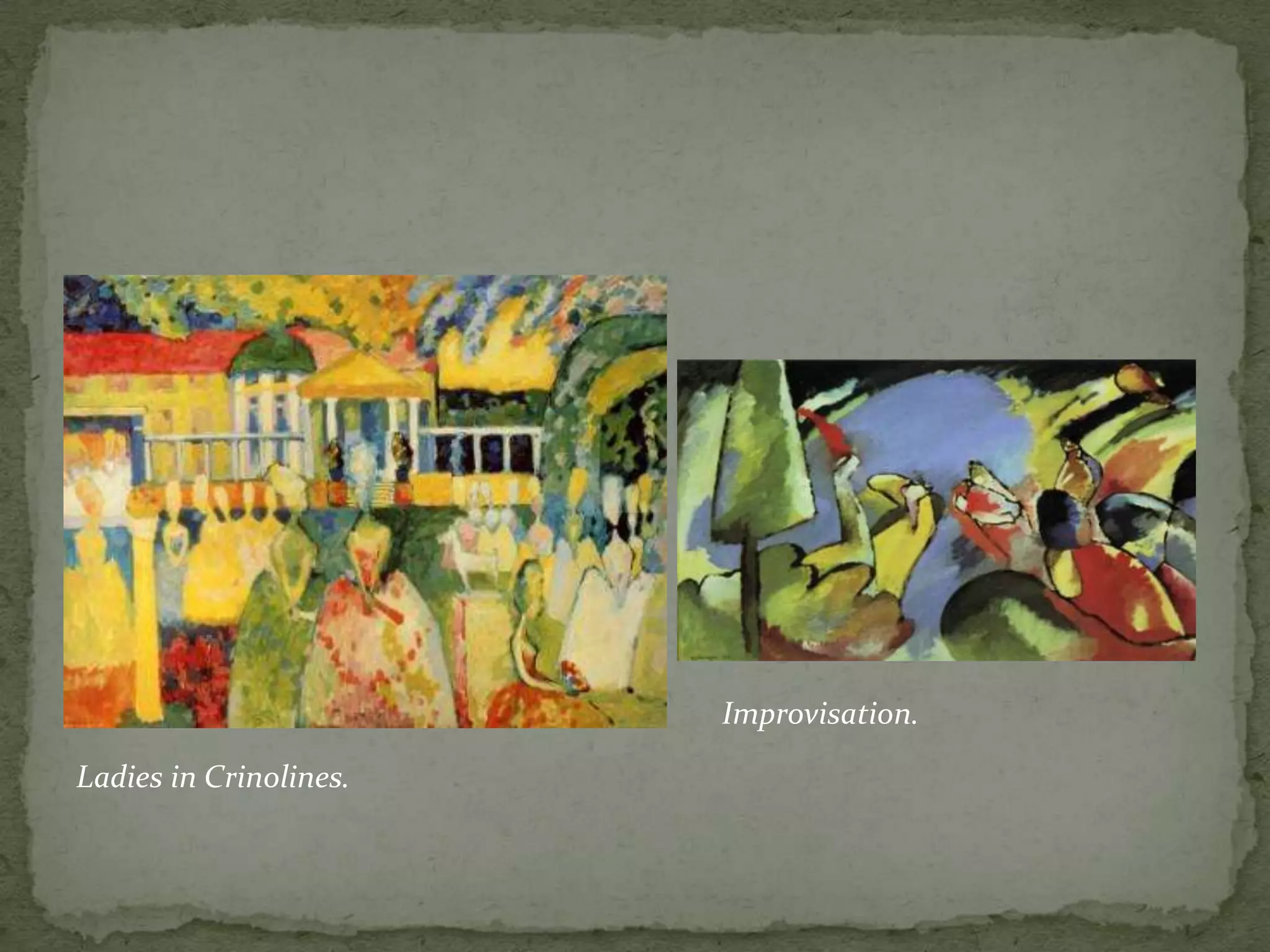 Improvisation.

Ladies in Crinolines.
 