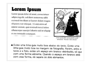 Princípios da
organização visual
 