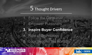 1. Follow the Consumer
2. Empower Publishers
3. Inspire Buyer Confidence
4. Role of Technology
5. Look Beyond the Horizon
5Thought Drivers
 