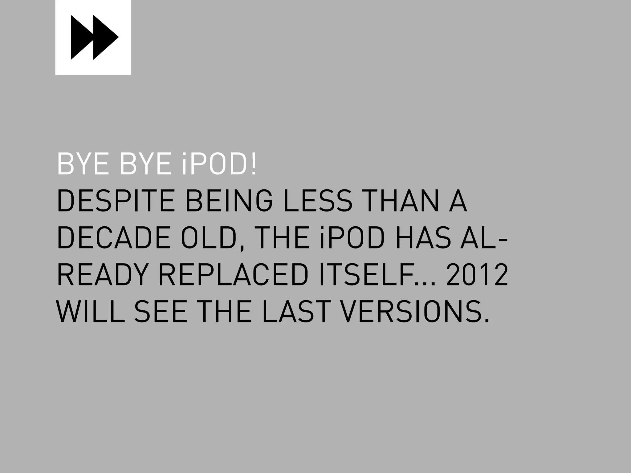 12 predictions for 2012
