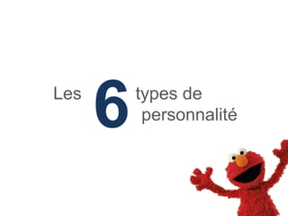 1     Le type Empathique
•   Points forts : compatissant, sensible, chaleureux

•   Caractéristiques : capacité d’être « donnant », attentif aux
    besoins d’autrui, doué pour créer l’harmonie

•   Expression de sentiments : aisée. L’utilise pour communiquer

•   Mode de perception : ressent d’abord, perçoit les personnes
    et les situations à travers les sentiments éprouvés à leur
    égard

•   Comportement en équipe : cherche à créer et encourager les
    relations interpersonnelles. Déteste les conflits

•   Besoins psychologiques : reconnaissance en tant que
    personne. Environnement nourrissant les besoins sensoriels
 