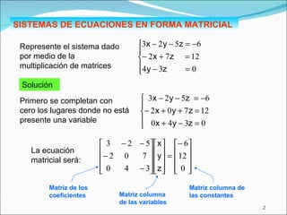 12 ReduccióN De Matrices | PPT