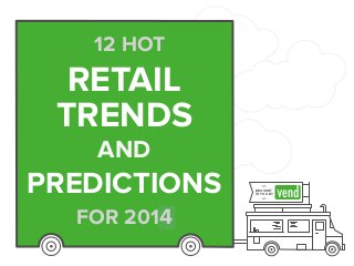12 HOT
RETAIL
TRENDS
AND
PREDICTIONS
FOR 2015
BROUGHT
TO YOU BY
4
 