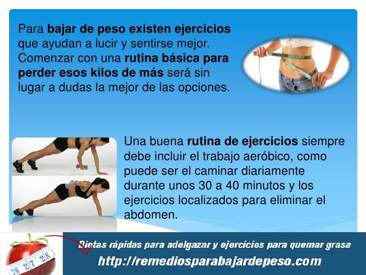 Ejercicios para bajar de peso en el gimnasio peppa