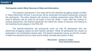 12-SAMPLE OF ACTION RESEARCH PROPOSALS FROM BERF APPROVED RESEARCHES.pptx