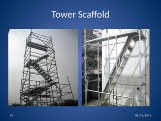 12-Scaffolding its a out scaffolding type and parts | PPTX