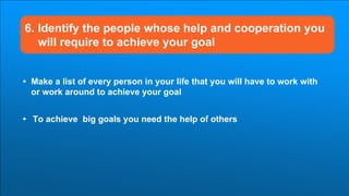 Goals Setting for Personal and Professional Success