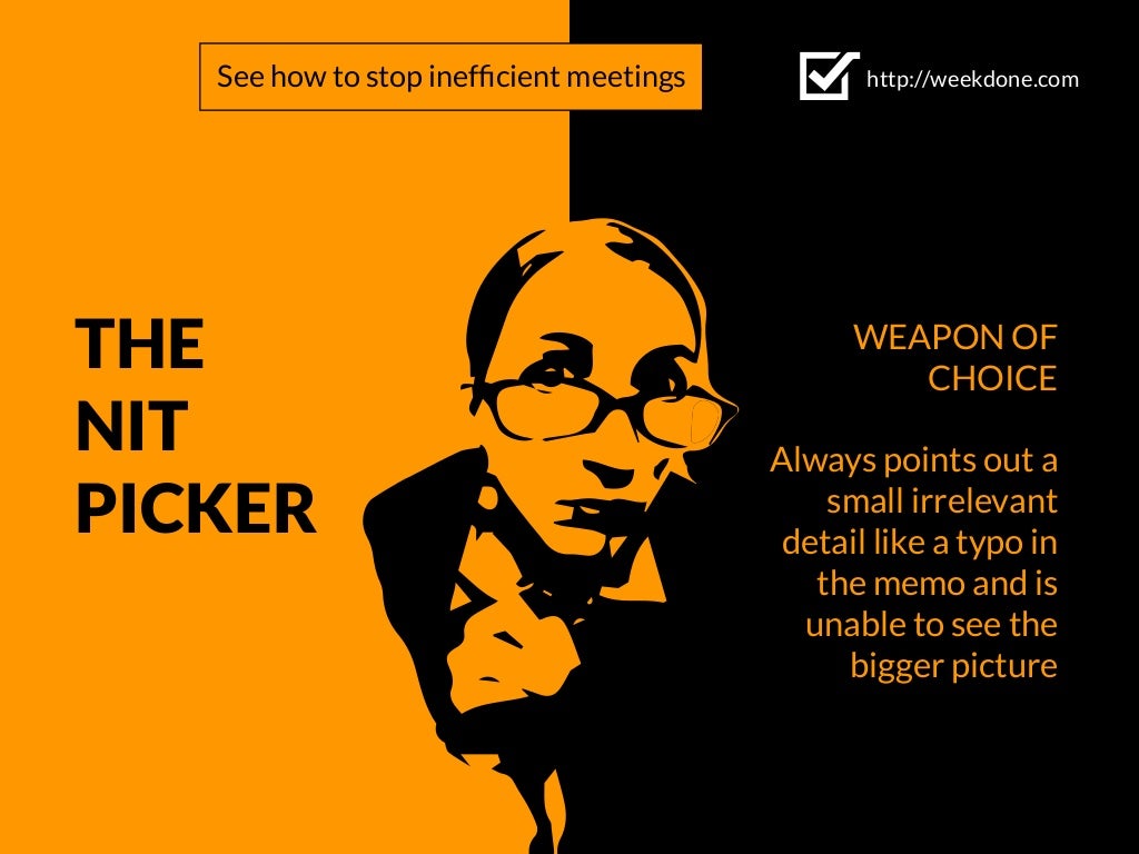 THE NIT PICKER WEAPON OF