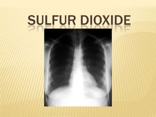 SULFUR DIOXIDE
 