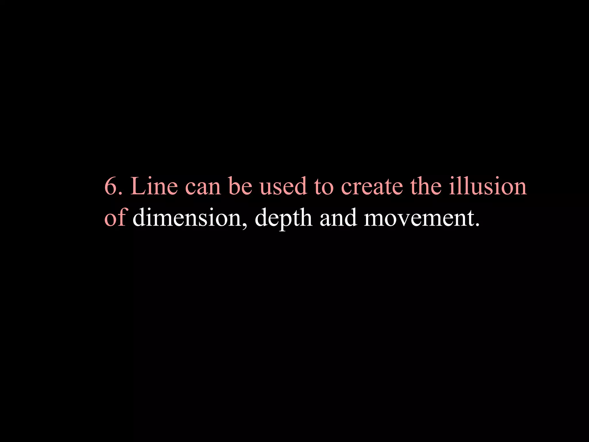 12 the visual elements -line | PPT