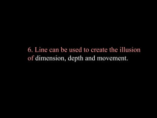 12 the visual elements -line | PPT