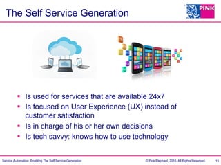 Service Generation Service Automation: Enabling The Self Service Generation - Jan-Willem ...