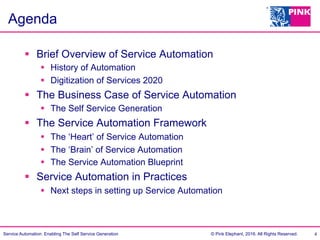Service Generation Service Automation: Enabling The Self Service Generation - Jan-Willem ...
