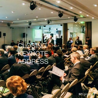 CLOSING
KEYNOTE	
ADDRESS
 