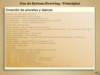 Framework .NET 3.5 12 Uso de system.drawing | PPTX