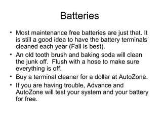 vehicle-maintence PPT
