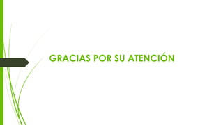 GRACIAS POR SU ATENCIÓN
 