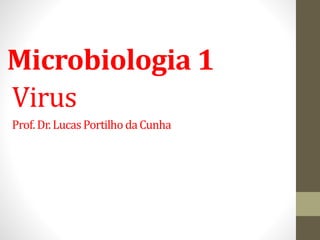 Virus
Prof.Dr. LucasPortilhodaCunha
Microbiologia 1
 
