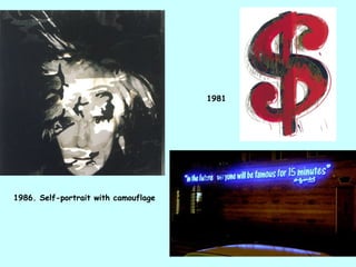 1981




1986. Self-portrait with camouflage
 