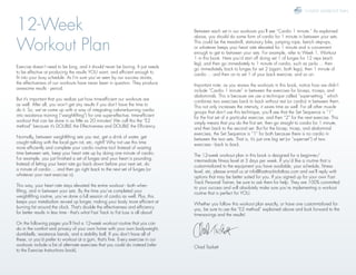 12-WEEK WORKOUT PLAN | PDF