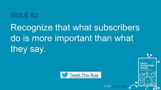 120 Email Marketing Rules to Live By
