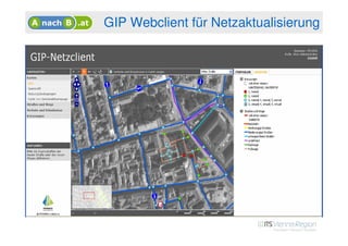 GIP Webclient für Netzaktualisierung
 