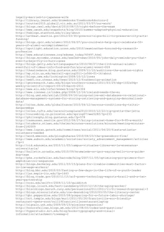 legally-married-to-japanese-wife
http://library.lmunet.edu/dcomebooks/freebooks4doctors-2
http://soutter2010.global2.vic.edu.au/2011/03/07/our-work/
http://blogs.cwsl.edu/david/2010/08/15/night-before-the-exam
http://www.uwosh.edu/snapshots/blog/2010/summer-adapted-physical-education
http://hsblogs.stanford.edu/riley/about
http://artbeat.seattle.gov/2012/03/30/governor-signs-bill-to-preserve-city-arts-
funding/
http://blogs.cpcc.edu/alumni/2012/06/07/you-could-win-help-cpcc-celebrate-50-
years-of-alumni-accomplishments/
http://spotlight.education.uconn.edu/2010/swaminathan-honored-by-research-
profession
http://www.educationnews.org/ednews_today/43497.html
http://blogs.mccombs.utexas.edu/execed-news/2010/05/john-daly-reminds-you-that-
even-turkeys-fly-in-hurricanes
http://blogs.getty.edu/artlanguagearts/2010/08/07/the-11th-annual-alumni-
eventfull-of-ideas-info-food-and-fun/ala-alumni-event-009
http://theatredance.blog.gustavus.edu/2009/11/10/auditions-the-arabian-nights
http://wp.slis.ua.edu/maccall-spring2011-ls566-01-16/about
http://blogs.uww.edu/lockington/2008/10/12/jones
http://web5.cns.utexas.edu/news/2010/12/frankenrigs-animation
http://georesearch.tamu.edu/blogs/southern-oceans/2011/03/29/nbp-1102s04p-
weekly-scientific-report-05-25-march-2011
http://www.wiu.edu/cofac/enews/blog/?p=304
http://www.icenews.is/index.php/2008/12/16/iceland-needs-the-eu
http://blog.umd.edu/akilah/2008/09/16/using-native-xml-databases-vs-relational-
database-management-systems-for-storing-retrieving-and-querying-denormalized-
data/
http://sites.duke.edu/globalfrance/2010/04/12/nervous-conditions-by-tsitsi-
dangarembga
http://sites.tufts.edu/carscultureplace2010/2010/12/22/rip-gretta-the-jetta
http://courseblog.cs.princeton.edu/spring07/wws528f/?p=233
http://philosophy.blog.gustavus.edu/?p=578
http://rasmussen.seattle.gov/2012/06/27/bring-internet-home-for-9-95-a-month/
http://students.stlawu.edu/thelmo/minutes-resolutions/minutes/meeting-minutes-
from-2182009
http://www.logras.gatech.edu/committees/social/2011/04/20/fiesta-atlanta-
volunteers-needed
http://word.emerson.edu/ploughshares/2010/04/23/the-greensboro-five/
http://www.auburn.edu/academic/societies/society_advancement_management/articles
/?p=1
http://cid.edunomia.es/2010/11/05/campus-virtuales-libres-en-la-ensenanza-
universitaria/
http://bulletin.arcadia.edu/2010/09/krumwiede-on-ipcr-saying-hello-to-a-guide-
dog-team
http://phe.rockefeller.edu/barcode/blog/2007/11/05/optimizing-pcr-primers-for-
amphibian-coi-sequences
http://blogs.berkeley.edu/2011/03/15/plans-for-livable-communities-must-factor-
in-low-wage-workers/
http://blog.bbc.edu/2010/03/fasting-a-few-days-in-the-life-of-a-youth-leader
http://jas.eepis-its.edu/?p=1643
http://blog.trade.gov/2010/11/15/acf-green-technology-exports-brazil-and-a-two-
year-partnership
http://ncsu.edu/wolftv/2009/11/10/quidditch
http://blogs.lclark.edu/hart-landsberg/2010/12/18/the-aging-worker/
http://blsciblogs.baruch.cuny.edu/persuasions2011/2011/11/01/research-proposal-3
http://blogs.missouristate.edu/coe-deansblog/2010/03/05/the-literacy-center
http://gbr.pepperdine.edu/2010/08/preparing-for-a-future-labor-shortage/
http://sct.temple.edu/blogs/murl/2011/05/26/francisville-eco-friendly-
restaurant-opens-soon/su1119francisvillerestaurantlaptop
http://signals.unh.edu/2009/09/23/wireless-expansion/
http://honorsfellows.blogs.wm.edu/2012/08/03/codes-and-questions/
http://hyperstudio.mit.edu/blog/books-typography-and-visual-
information/attachment/treemap-2
 