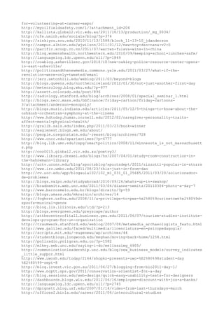 for-volunteering-at-career-expo/
http://myoilfieldsafety.com/1/?attachment_id=204
http://kallista.global2.vic.edu.au/2011/10/13/production/_mg_0034/
http://cfe.umich.edu/sociale/blog/?p=374
http://siskiyou.sou.edu/2010/11/13/1588/block_11-13-10_jdanderson
http://campus.albion.edu/wjwilson/2011/01/12/new-toy-dso-nana-v2-0
http://pacific.scoop.co.nz/2011/07/warren-fuiava-wins-in-china
http://blog.womenshealth.northwestern.edu/2010/09/keeping-school-lunches-safe/
http://languagelog.ldc.upenn.edu/nll/?p=1849
http://coablog.ashevillenc.gov/2010/10/new-oakley-police-resource-center-opens-
in-east-asheville/
http://politicsandthenewmedia.commons.yale.edu/2011/03/27/what-if-the-
revolution-were-only-tweeted/eman1
http://jerz.setonhill.edu/weblog/2011/03/beyond-blogs
http://blogs.queens.edu/northernireland/2012/01/30/not-just-another-first-day
http://meteorology.blog.wku.edu/?p=977
http://assett.colorado.edu/post/896
http://radiology.stanford.edu/blog/archives/2008/01/special_seminar_1.html
http://blogs.necc.mass.edu/bbfinance/friday-cartoon/friday-cartoons-
3/attachment/anderson-monopoly/
http://blogs.music.indiana.edu/articles/2011/05/12/5-things-to-know-about-the-
oshkosh-orchestras-symphony-at-the-cinema
http://www.hdtoday.human.cornell.edu/2012/02/caregiver-personality-traits-
affect-mental-physical-health/
http://gralib.sals.edu/index.php/2011/03/23/book-winner
http://eaglenest.blogs.wm.edu/about/
http://people.oregonstate.edu/~reeset/blog/archives/728
http://www.cncc.edu/spartantimes/?p=4777
http://blog.lib.umn.edu/cspg/smartpolitics/2008/11/minnesota_is_not_massachusett
s.php
http://coo0015.global2.vic.edu.au/poetry3/
http://www.library.drexel.edu/blogs/hs/2007/04/01/study-room-construction-in-
the-hahnemann-library
http://uctv.uconn.edu/blog/sportsblog/sportsdept/2011/rizzotti-popular-in-storrs
http://www.irc.umbc.edu/2011/08/23/this-just-in-from-dan
http://cv.uoc.edu/app/blogaula102/102_m1_031_01_25685/2011/03/20/solucionador-
de-problemes
http://blogs.valpo.edu/studyabroad/2010/09/26/whats-up-in-swakop/
http://bradnemitz.web.unc.edu/2011/03/04/dianne-nemitz/20110304-photo-a-day-7
http://www.barrosmelo.edu.br/blogs/direito/?p=59
http://blogs.umass.edu/mkrainin/archives/14
http://foghorn.usfca.edu/2008/11/a-privilege-to-pee-%e2%80%9curinetown%e2%80%9d-
spoofs-musical-genre
http://blog.lis.illinois.edu/itd/?p=213
http://blogs.evergreen.edu/greyscape/author
http://atthecenterofitall.business.gwu.edu/2011/06/07/tourism-studies-institute-
develops-program-for-un-organization
http://traumwerk.stanford.edu/weblog/2007/08/metamedia_archaeologists_featu.html
http://www.galileo.edu/faced/multimedia/licenciatura-en-psicopedagogia/
http://scripts.mit.edu/~eugenewu/wp/archives/44
http://studentblogs.longwood.edu/meghan/moving-back-home/1258.html
http://poliradio.poligran.edu.co/?p=1582
http://mlkey.web.unc.edu/saying-i-do/melissaimg_6905/
http://communicationleadership.usc.edu/blog/new_business_models/survey_indicates
_little_suppor.html
http://www.uwosh.edu/today/2164/shopko-presents-uwo-%E2%80%98student-day
%E2%80%99-sept-8
http://blog.invest.vic.gov.au/2011/06/27/blogging-from-bio2011-day-1/
http://www.ncptt.nps.gov/2011/conservation-scientist-for-a-day
http://blog.sessions.edu/web-design/quick-easy-usability-tests-for-designers
http://dashboards.blogs.wlu.edu/2012/06/16/employee-discount-with-jos-a-banks/
http://languagelog.ldc.upenn.edu/nll/?p=2745
http://dpignett.blog.usf.edu/2007/01/14/video-from-last-thursdays-march
http://offices2.biola.edu/career/2011/06/intercultural-studies
 