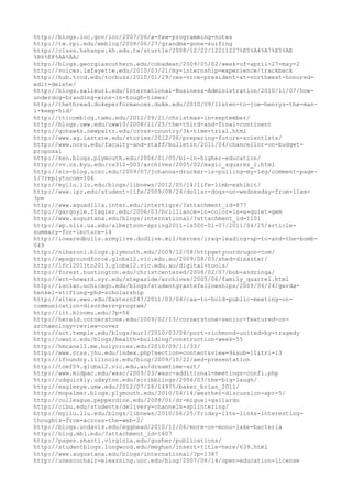 http://blogs.loc.gov/loc/2007/06/a-few-programming-notes
http://tw.rpi.edu/weblog/2008/06/27/grandma-gone-surfing
http://class.hshanps.kh.edu.tw/sturtle/2008/12/22/12211227%E5%A4%A7%E5%AE
%B6%E8%AA%AA/
http://blogs.georgiasouthern.edu/cobadean/2009/05/02/week-of-april-27-may-2
http://voices.lafayette.edu/2010/03/21/my-internship-experience/trackback
http://hub.tccd.edu/tccbuzz/2010/01/29/ces-vice-president-at-northwest-honored-
edit-delete/
http://blogs.salleurl.edu/International-Business-Administration/2010/11/07/how-
underdog-branding-wins-in-tough-times/
http://thethread.dukeperformances.duke.edu/2010/09/listen-to-joe-henrys-the-man-
i-keep-hid/
http://tticomblog.tamu.edu/2011/09/21/christmas-in-september/
http://blogs.uww.edu/uww10/2008/11/25/the-third-and-final-continent
http://gohawks.newpaltz.edu/cross-country/3k-time-trial.html
http://www.ag.iastate.edu/stories/2012/06/preparing-future-scientists/
http://www.ncsu.edu/faculty-and-staff/bulletin/2011/04/chancellor-on-budget-
proposal
http://ken.blogs.plymouth.edu/2006/01/05/bi-in-higher-education/
http://vv.cs.byu.edu/cs312-003/archives/2005/02/magic_squares_l.html
http://eis-blog.ucsc.edu/2009/07/johanna-drucker-is-pulling-my-leg/comment-page-
1/?replytocom=106
http://myllu.llu.edu/blogs/libnews/2012/05/14/life-limb-exhibit/
http://www.ipr.edu/student-life/2009/08/24/dollar-dogs-on-wednesday-from-11am-
3pm
http://www.aguadilla.inter.edu/intertigre/?attachment_id=877
http://gargoyle.flagler.edu/2006/03/brilliance-in-color-is-a-quiet-gem
http://www.augustana.edu/blogs/international/?attachment_id=1101
http://wp.slis.ua.edu/albertson-spring2011-ls500-01-07/2011/04/25/article-
summary-for-lecture-14
http://iowaredbulls.armylive.dodlive.mil/heroes/iraq-leading-up-to-and-the-bomb-
049
http://nibaroni.blogs.plymouth.edu/2009/12/08/httpgetyourdrugon-com/
http://wpsgroundforce.global2.vic.edu.au/2009/08/03/shed-disaster/
http://lfcl2011to2013.global2.vic.edu.au/digital-tools/
http://forest.huntington.edu/christcentered/2008/02/07/bob-andringa/
http://wrt-howard.syr.edu/stepaside/archives/2005/06/family_quarrel.html
http://lucian.uchicago.edu/blogs/studentgrantsfellowships/2009/06/24/gerda-
henkel-stiftung-phd-scholarship
http://sites.ewu.edu/Eastern247/2011/03/04/caa-to-hold-public-meeting-on-
communication-disorders-program/
http://iit.bloomu.edu/?p=56
http://herald.cornerstone.edu/2009/02/13/cornerstone-senior-featured-on-
archaeology-review-cover
http://sct.temple.edu/blogs/murl/2010/03/04/port-richmond-united-by-tragedy
http://owatc.edu/blogs/health-building/construction-week-55
http://hmcane12.me.holycross.edu/2010/09/11/33/
http://www.ccss.jhu.edu/index.php?section=content&view=9&sub=11&tri=13
http://ifoundry.illinois.edu/blog/2009/10/22/aed-presentation
http://tomf09.global2.vic.edu.au/dreamtime-art/
http://www.midpac.edu/wasc/2009/03/wasc-additional-meetings-confi.php
http://udquickly.udayton.edu/scribblings/2006/03/the-big-laugh/
http://eagleeye.umw.edu/2012/07/18/14975/baker_brian_2011/
http://mopalmer.blogs.plymouth.edu/2010/04/14/weather-discussion-apr-5/
http://colleague.pepperdine.edu/2008/01/dr-miguel-gallardo
http://cibu.edu/students/delivery-channels-splintering/
http://myllu.llu.edu/blogs/libnews/2010/06/25/friday-lite-links-interesting-
thoughts-from-across-the-web-2/
http://blogs.ucdavis.edu/egghead/2010/12/06/more-on-mono-lake-bacteria
http://blog.mbl.edu/?attachment_id=1607
http://pages.shanti.virginia.edu/gosher/publications/
http://studentblogs.longwood.edu/meghan/insert-title-here/639.html
http://www.augustana.edu/blogs/international/?p=1387
http://unescochair-elearning.uoc.edu/blog/2007/08/14/open-education-license
 