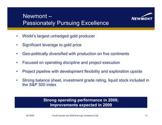 newmont mining Q4Presentation_update