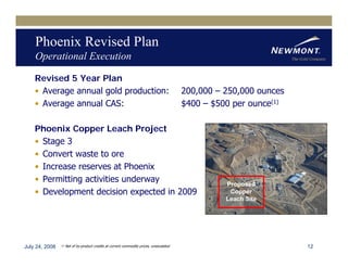 newmont mining Q22008EarningReleaseFINAL81508